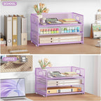 Subekyu 3 Tier Letter Tray Paper Organizer - Image 7