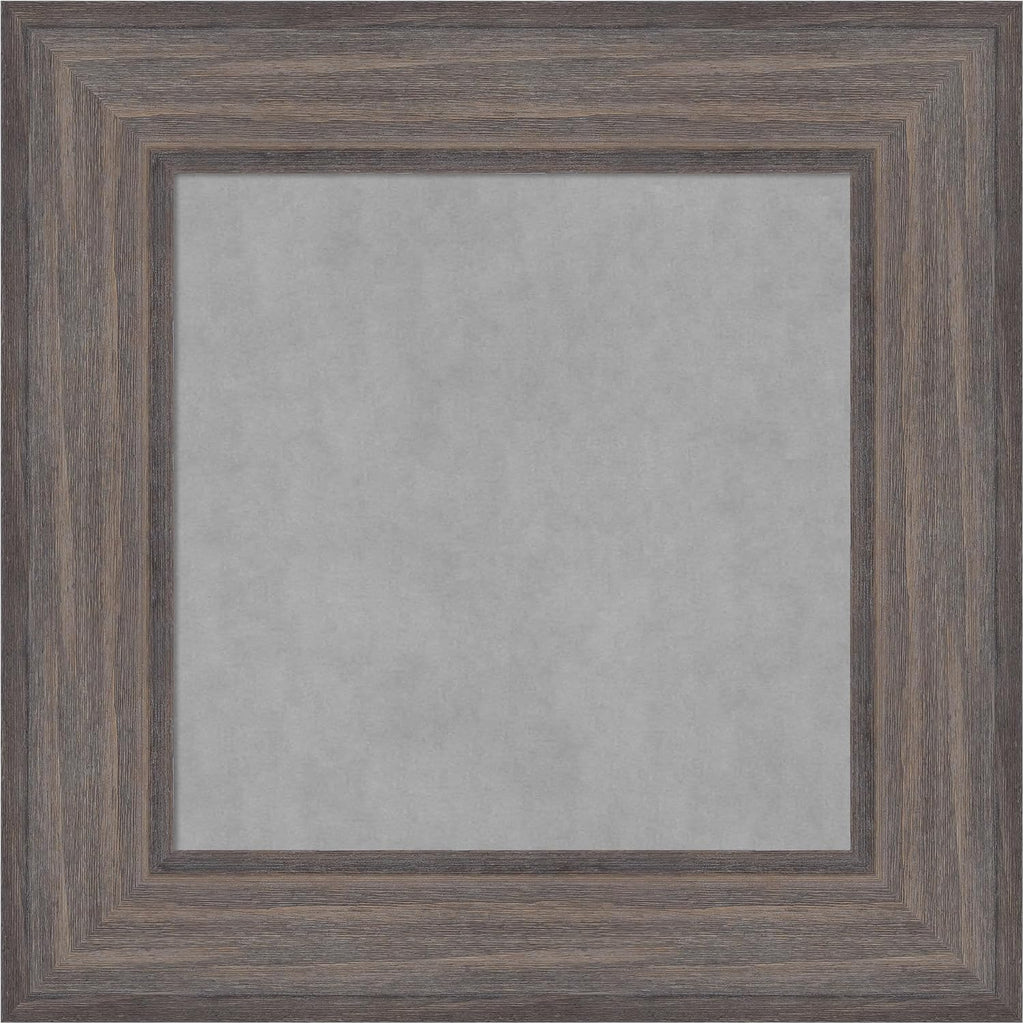 Amanti Art Grey Framed Magnetic Board 17x17 X-Small Vision Board