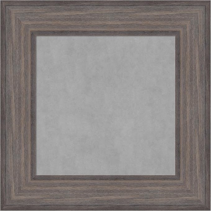 Amanti Art Grey Framed Magnetic Board 17x17 X-Small Vision Board by AmantiArt