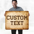 Custom Sign, Custom Street Sign, 11 Font Colors, 13 Font Styles, 4 Hole Options - Image 2