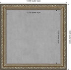Amanti Art Silver Framed Magnetic Board 14x14 X-Small Vision Board - Image 4