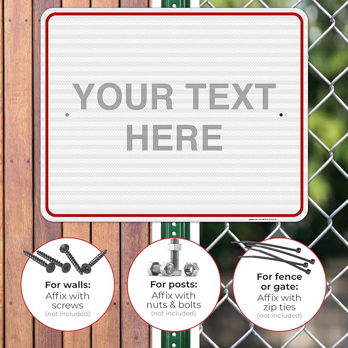 Custom Sign, Personalized Metal Signs, Customize - Image 4