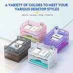 Samstar 3 Tier White Letter Tray Paper Organizer - Image 6