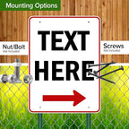 Custom Arrow, Custom Directional Sign, Right Arrow, 36x48 Inches, Rust Free - Image 5
