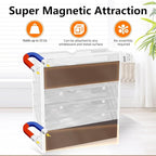 KZWKRG 6 Tier Magnetic File Holder, Large Capacity Mesh Hanging Wall Organizer - Image 4