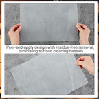 Janlaugh 50 Pcs Industrial Clear Label Protectors 10 x 13 Inch Waterproof Clear - Image 5