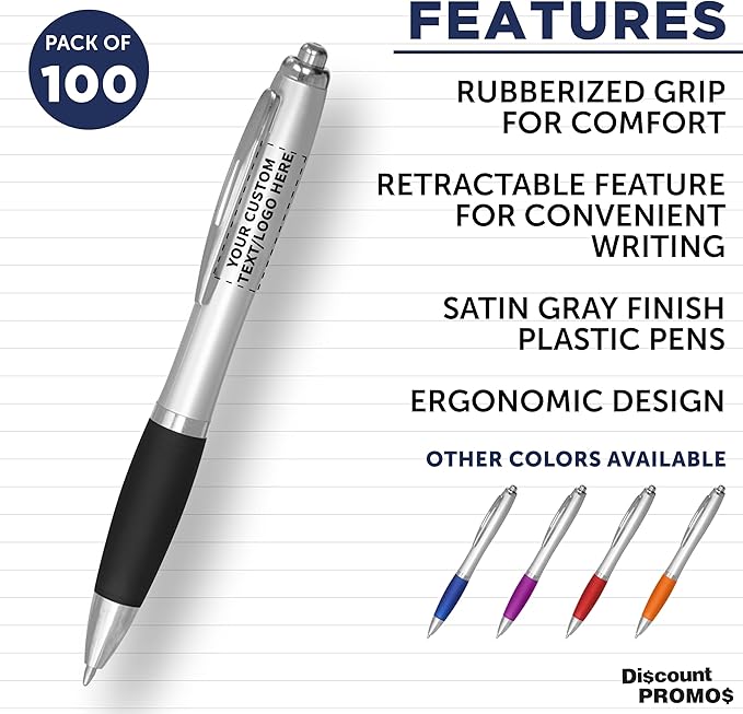 DISCOUNT PROMOS Personalized Ballpoint Pens - Image 2