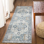 GENIMO Runner Rug 2x7, Machine Washable, Non Slip Vintage Hallway Runner Rug - Image 9
