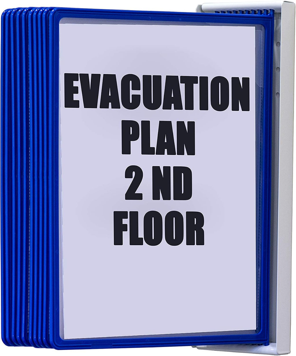 Leviatan Polypropylene Display Panel A4 Blue Pack of 10