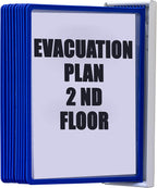 Leviatan Polypropylene Display Panel A4 Blue Pack of 10