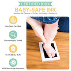 Large Clean Touch Ink Pad for Baby Handprints and Footprints – Inkless Infant - Image 3