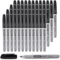 WOSWEL Permanent Markers Bulk, Ultra Fine Point, 48 Pack Black Permanent Marker by WonderfulOptions