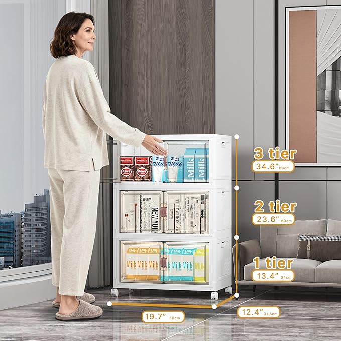 UAMFURI Extra Large Stackable Storage Bins - Image 3