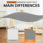 Criusia 3 Pack Sock Underwear Drawer Organizer Dividers, 64 Cell Fabric - Image 4