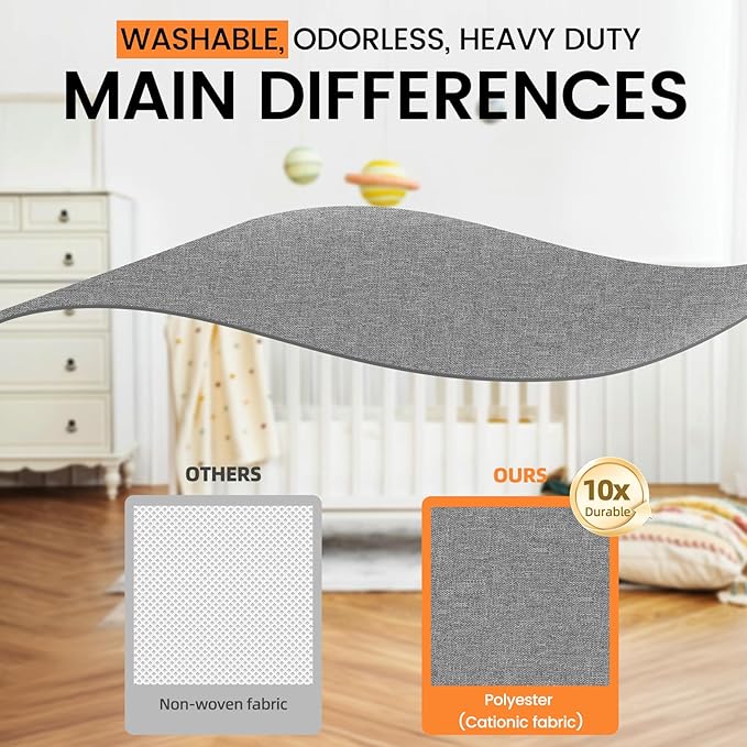 Criusia 3 Pack Sock Underwear Drawer Organizer Dividers, 64 Cell Fabric - Image 4
