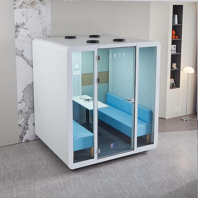 GEARONIC Mobile Office Pod Booth, Sound Proof Office Booth Pod - Image 3