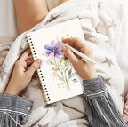 JWVK Vintage Wild Flower Botanical Plant Notebook 03, Rustic Spring Floral - Image 5