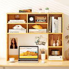 Tangkula Desktop Bookshelf, 3-Tier Desk Display Rack Organizer - Image 5