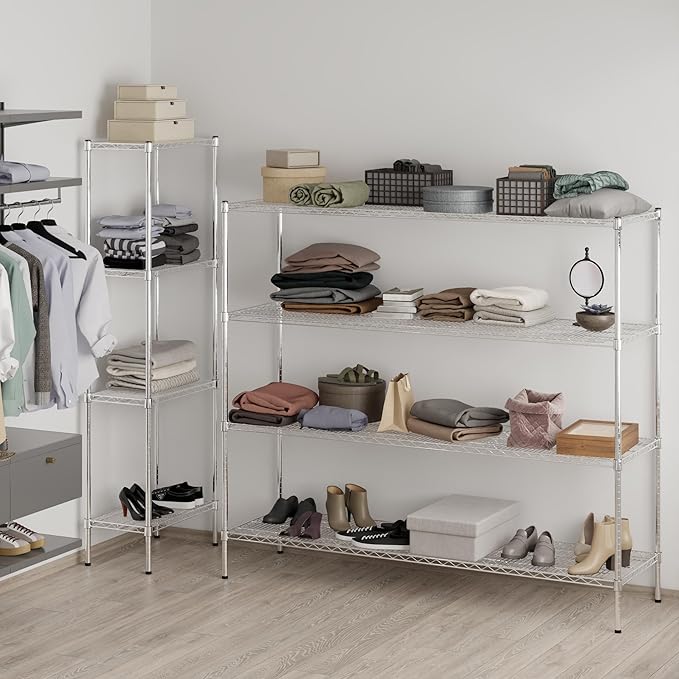 Regal Altair 21" Deep x 72" Wide x 64" Height Wire Shelving Kit | 4-Tier | NSF - Image 7