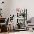 CAPHAUS 4 Tier Bookshelf, 24 Inch Width Free Standing Shelf, Bookcase Shelf - Image 2