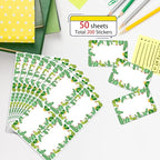 Wonmon 200 PCS Cactus Name Tags Stickers, Self Adhesive Cute Cactus Name Tag - Image 3