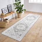 GENIMO 2x10 Runner Rugs for Hallway, Machine Washable Non Slip Vintage Rugs - Image 3