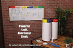 PMXBOARD 6 Column Magnetic Kanban Board, Scrum Board Flex Whiteboard Kit. Agile - Image 4