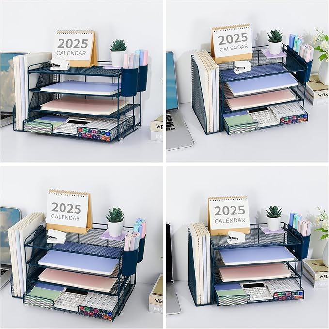 OPNICE Desk Organizer, 4-Tier Desktop File Organizer - Image 4