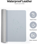 YSAGi Leather Desk Pad Protector, Office Desk Mat, Large Mouse Pad, Non-Slip PU - Image 4