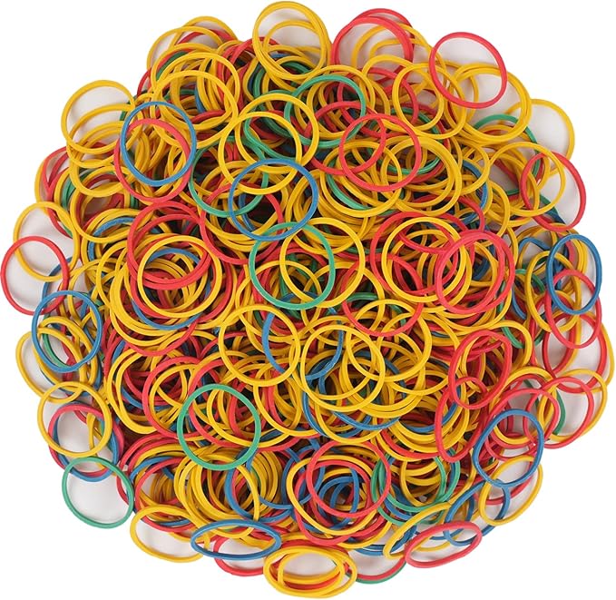 Rubber Bands Size#10 Elastic Rubber Band Multicolor 750pcs small Rubber Bands - Image 3