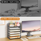Subekyu 6 Tier Paper Organizer for Desk - Image 3