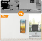 SUPEASY Wall File Organizer Mesh Office Mail Holder, Hanging Wall Organizer - Image 5