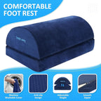 StepLively Foot Rest for Under Desk at Work, Comfortable Foot Stool - Image 2