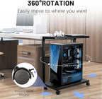 Bfttlity Large PC Stand Computer Tower Stand 2-Tier Metal CPU Holder - Image 3