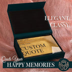 Personalized Gifts, Custom Quote Block Letter Board, Crystal-Clear Acrylic - Image 2