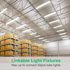Modlicht Plug in Light Fixtures 2FT 2PCS Linkable 5000K LED Shop Light - Image 3