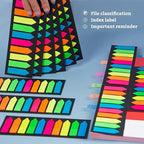 Golcellia Fluorescent Translucent Sticky Note Flags, Arrow Sticky Notes - Image 7