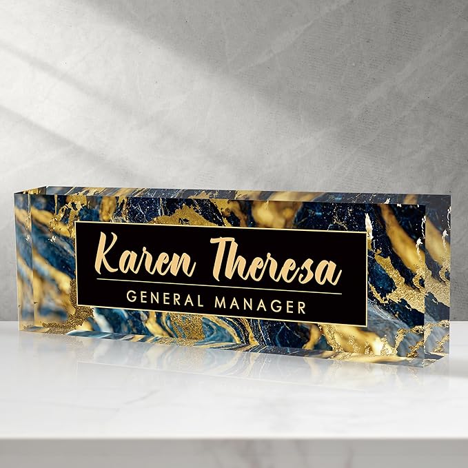 Custom Office Name Plate, Personalized Gifts by Unknown