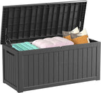 Decksplore Outdoor Storage Box Waterproof, 200 Gallon Lockable Resin Large Deck by Decksplore%E2%80%94BuiltforOutdoor