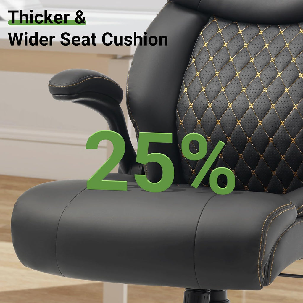 office chair, big and tall executive chair with, view 9