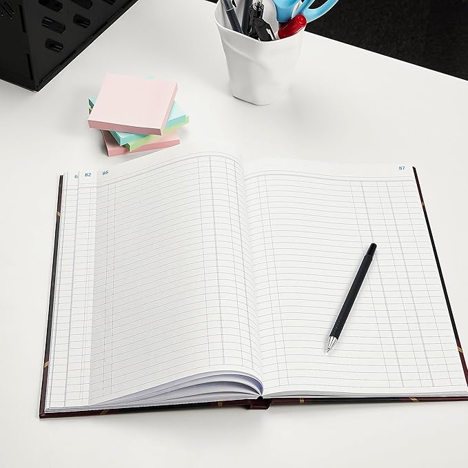 STAPLES Ledger Book, 150 Sheets – Hardbound Record Book - Image 3