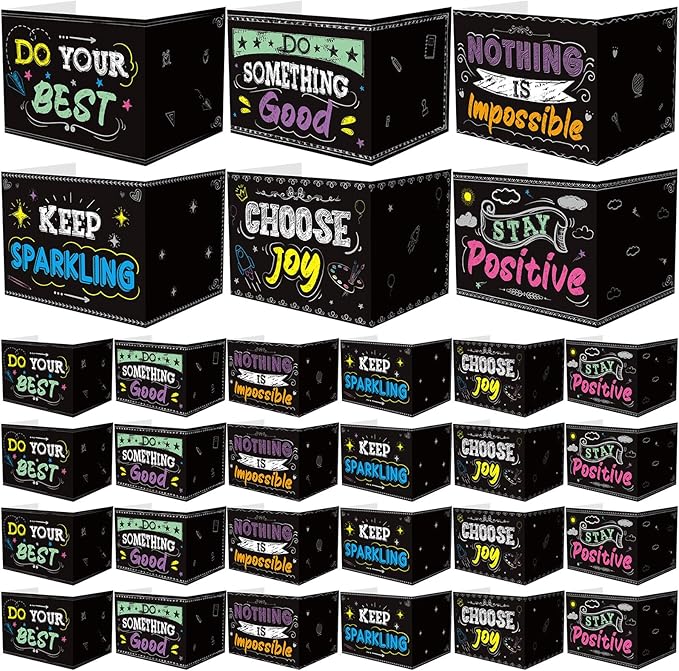 Honoson 24 Pcs Bulk Inspirational Privacy Folders by Honoson