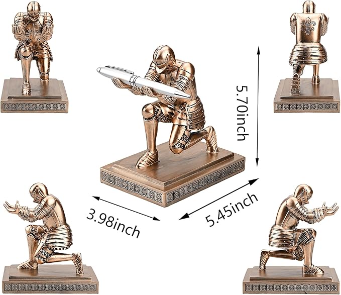 HDMbigmi Knight Pen Holder Pen Stand Desk Organizers and Accessories Resin - Image 9