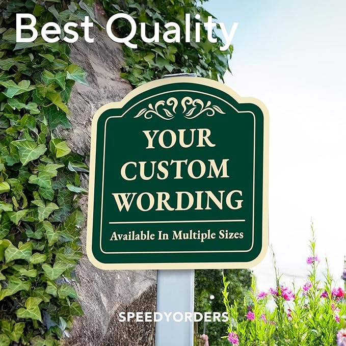 Custom Decorative Outdoor Metal Sign - Image 8