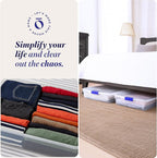 HOMZ 2-Pack Under Bed Storage, 56 Quart, and Towels - Image 6