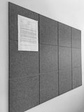 DECORITA Felt Wall Tiles | Large Cork Board Alternative | Aesthetic Felt by DesignerManufacturerofInnovativeBulletinBoardSolutionsforHomeOffice