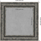 Amanti Art Black Framed Magnetic Board 16x16 X-Small Vision Board - Image 2