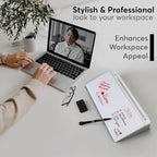HURUC Small Glass Desktop Whiteboard - Image 6