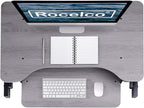 Rocelco 37.5" Deluxe Height Adjustable Standing Desk Converter - Image 5