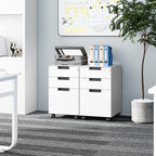 Fesbos 3 Drawer Vertical File Cabinets, Mobile Filling Cabinet - Image 2